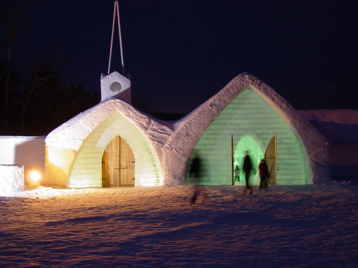 Time Travel: The Ice Hotel - Quebec, 2005