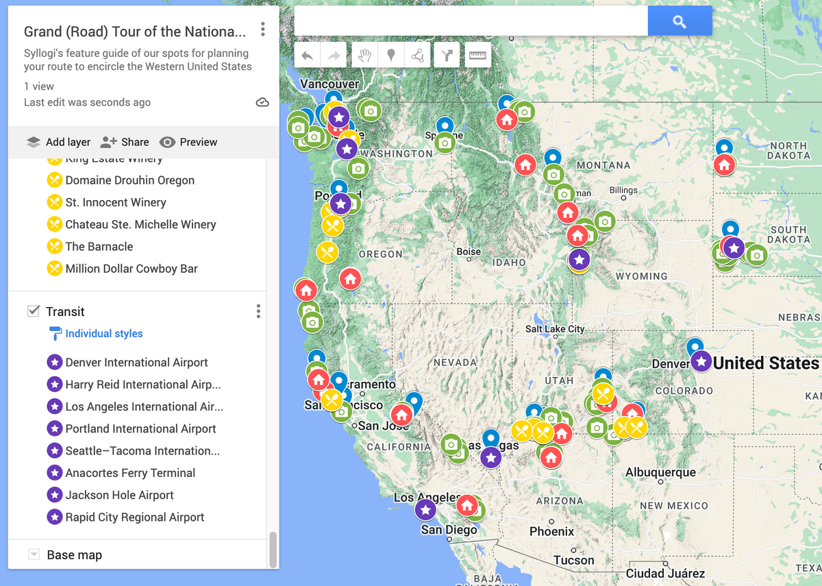 Map: Encircling the Western US