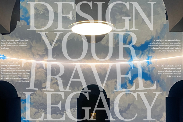 Contemplate: Defining Your Travel Legacy