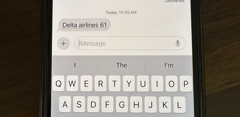 Intel: Text Your Flight Number